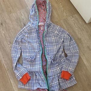 Matilda Jane Blue and White Checkered Kids Jacket